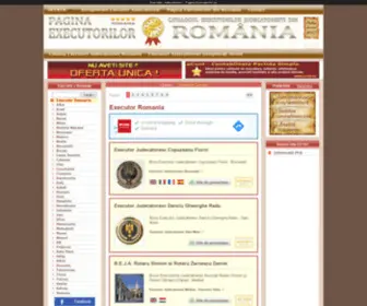 Pagina-Executorilor.eu(Executor Judecatoresc) Screenshot
