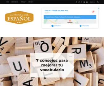 Paginadelespanol.com(La página del español) Screenshot