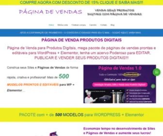 Paginadevenda.com(Página de Venda) Screenshot