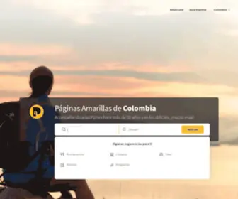 Paginasamarillas.com.co(Directorio de empresas de Colombia) Screenshot