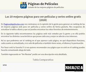 Paginasdepeliculas.com(Las) Screenshot