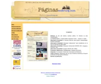 Paginasenferurg.com(Revista Enfermería Urgencias Enferurg) Screenshot