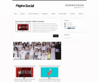 Paginasocial.com(Pagina Social) Screenshot