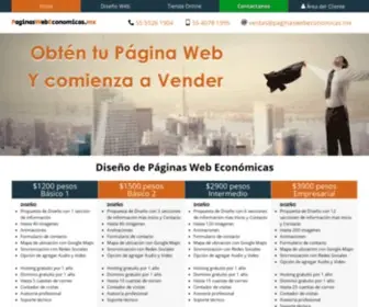 Paginaswebeconomicas.mx(DISEÑO) Screenshot