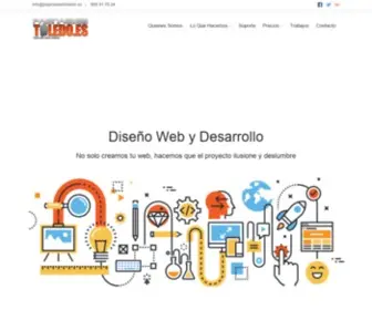 Paginaswebtoledo.es(Diseño web en Toledo) Screenshot