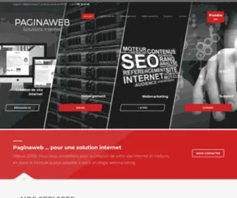 Paginaweb.be(Création de site internet à Jambes Namur) Screenshot
