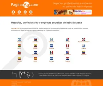 Paginaya.com(Profesionales y empresas en paises de habla hispana) Screenshot