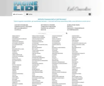 Paginelidi.it(Directory Attività Commerciali Lidi Ferraresi) Screenshot