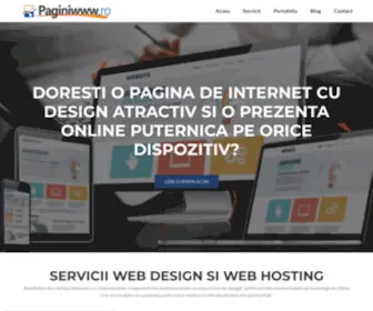 Paginiwww.ro(Web design Braila Web design Galati) Screenshot