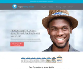 Pagliafamilydental.com(Paglia Family Dental) Screenshot