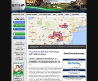 Pagolftrips.com(PA Golf Package Trips and Pennsylvania Golf Course Vacations Packages to Lancaster) Screenshot