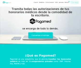 Pagomed.com(Realiza el cobro de honorarios médicos) Screenshot