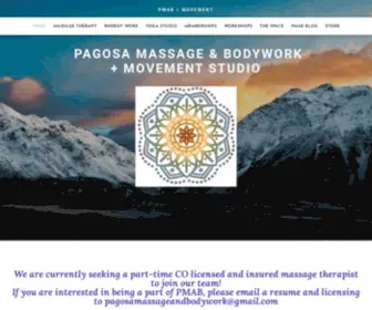 Pagosamassageandbodywork.com(PAGOSA MASSAGE AND BODYWORK) Screenshot