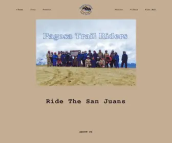 Pagosatrailriders.com(Pagosa Trail Riders) Screenshot