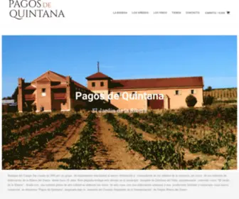 Pagosdequintana.com(Bienvenidos a Bodegas del Campo) Screenshot