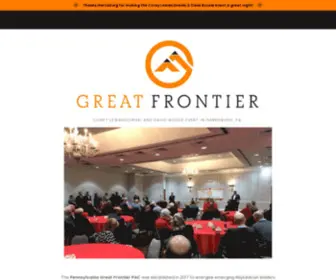 Pagreatfrontier.org(PA Great Frontier PAC) Screenshot