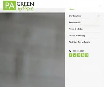 Pagreenwellness.com(Gainswave Therapy & Regenerative Medicine in Pennsylvania) Screenshot