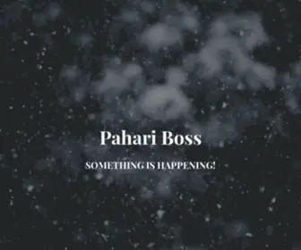 Pahariboss.com(Pahari Boss) Screenshot