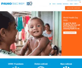Paho.org(The Pan American Health Organization (PAHO)) Screenshot