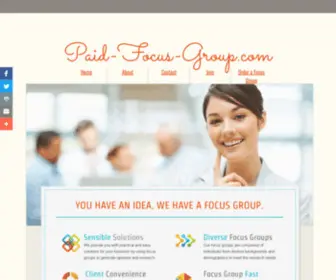 Paid-Focus-Group.com(Paid Focus Group) Screenshot