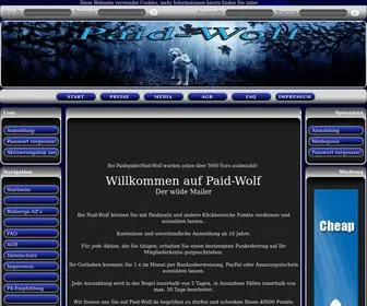 Paid-Wolf.de(Werbung) Screenshot