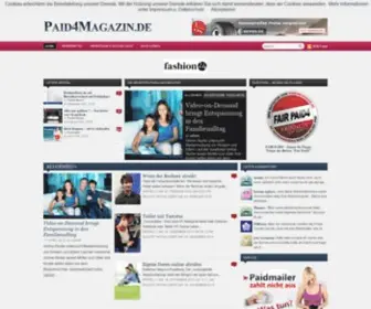 Paid4Magazin.de(Paid4News & Nachrichten über Paidmailer) Screenshot