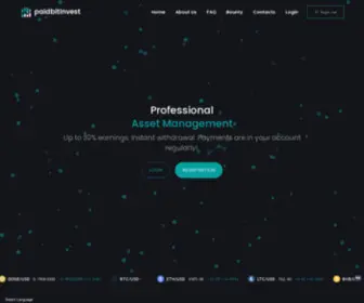 Paidbitinvest.com(Bitcoin, Startup & Technology) Screenshot