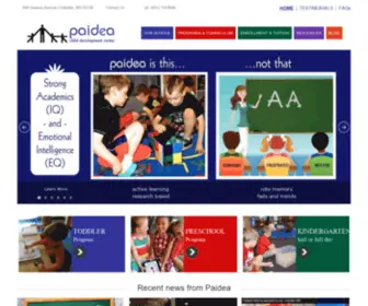 Paideachild.com(Paidea Child Development Center) Screenshot