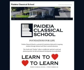 Paideiaclassicalschool.com(Paideia Classical School) Screenshot