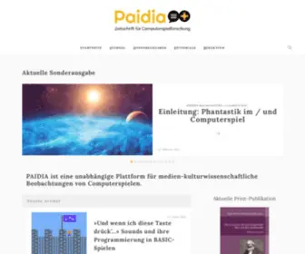 Paidia.de(Startseite) Screenshot