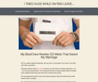 Paidleaveproject.org(Subscription-based ED Meds) Screenshot