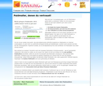 Paidmail-Ranking.de(Geld zurück) Screenshot