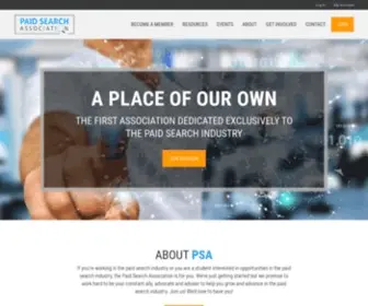 Paidsearch.org(Paid Search Association) Screenshot