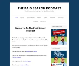 Paidsearchpodcast.com(The Paid Search Podcast) Screenshot