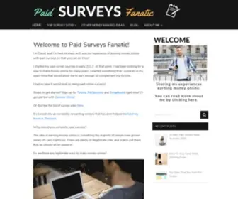 Paidsurveysfanatic.com.au(Exactly How To Make Money Completing Paid Surveys Right Now) Screenshot