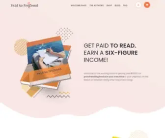 Paidtoproofread.com(Make money reading books) Screenshot