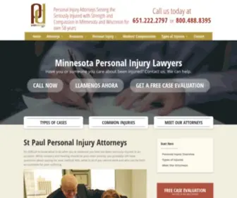 Paigedonnelly.com(Personal Injury Attorneys St Paul MN (FREE CASE EVALUATION)) Screenshot