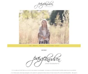 Paigeknudsen.com(Paige knudsen) Screenshot