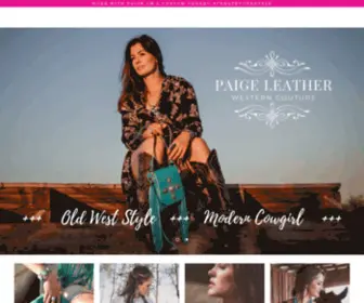 Paigeleather.com(Paige Leather) Screenshot