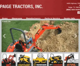 Paigetractors.com(Paige Tractors Inc) Screenshot