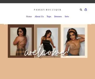 Paigeyboutique.com(Paigey Boutique) Screenshot