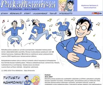 Paikallisuutisia.com(PAIKALLISUUTISIA sarjakuva sarjakuvia sarjakuvat) Screenshot