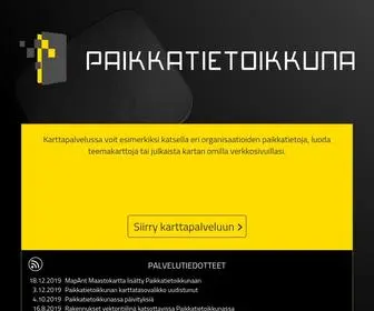 Paikkatietoikkuna.fi(Paikkatietoikkuna) Screenshot