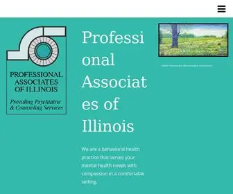 Paillinois.com(Professional Associates of Illinois) Screenshot