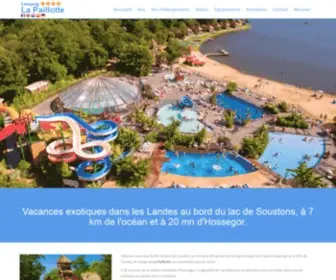 Paillotte.com(Site Destination plage pour des vacances en famille) Screenshot