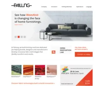 Pailung.com.tw(The Fabric of Innovation) Screenshot
