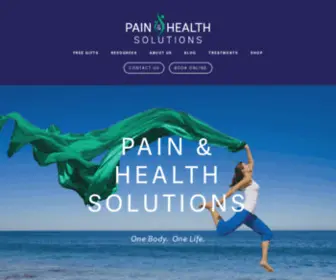 Painandhealthsolutions.com.au(Pain & Health Solutions in Mackay use Myotherapy; A type of massage) Screenshot