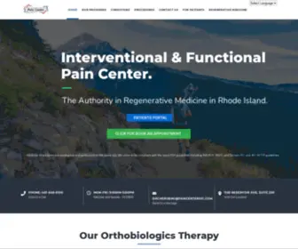 Paincenterofri.com(Interventional & Functional Pain Center in RI) Screenshot