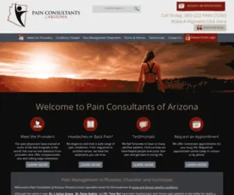 Painconsultantsofarizona.com(Pain Consultants of Arizona) Screenshot
