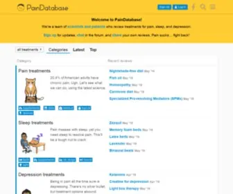Paindatabase.com(Pain Database) Screenshot